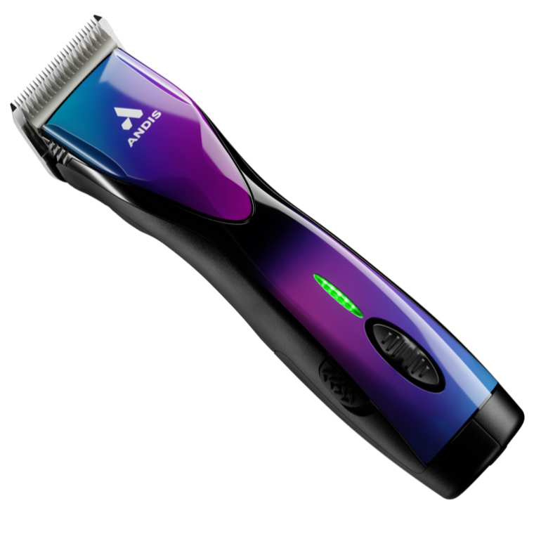 Galaxy Cordless Andis ZR2 clipper with blade attached