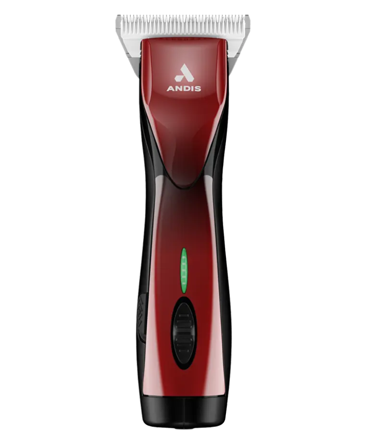 Andis Pulse ZR 2 Red with 10W Cordless Dog Clippers DBLC-2