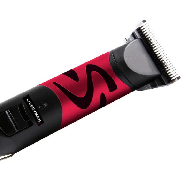 Liveryman Harmony Plus Cordless Horse Clipper and Trimmer with Black/Red body housing