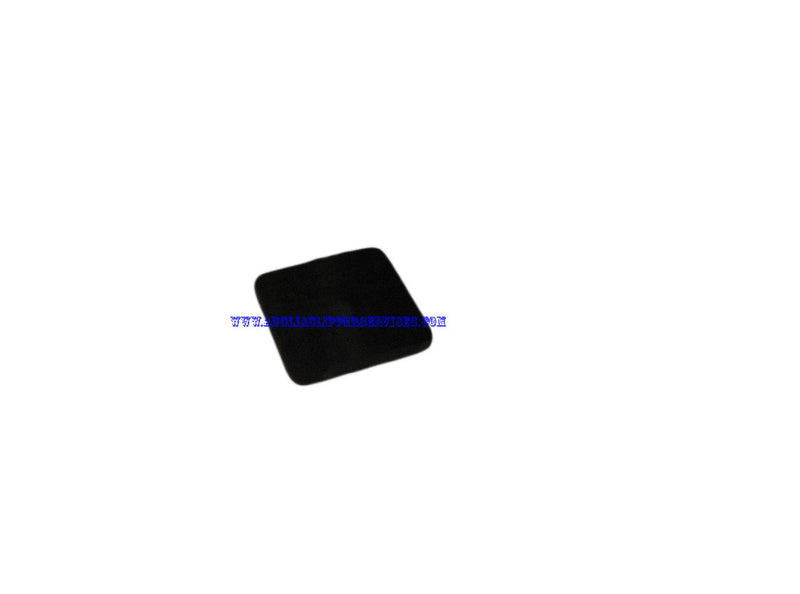 Square black plastic thrust plate part for the Oster Golden A5 dog clipper