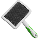 Large Andis slicker in green and White