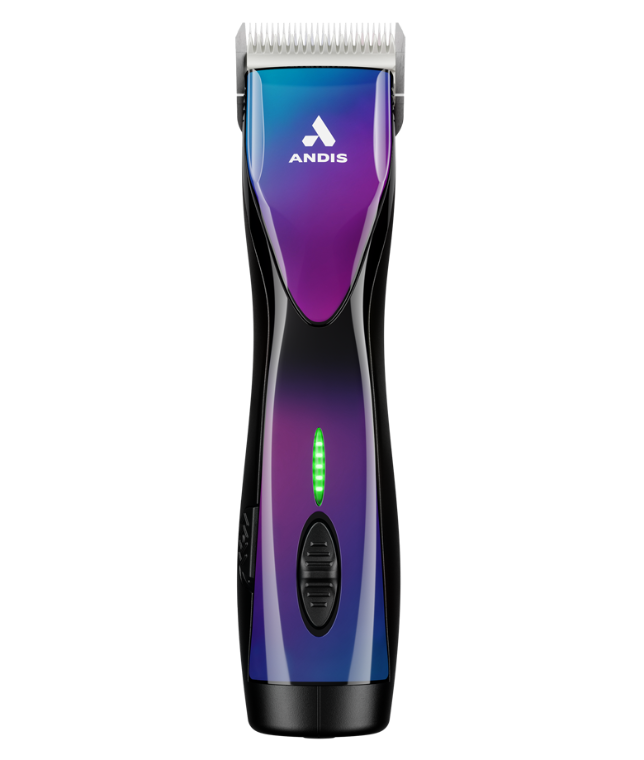 Andis Pulse ZR2 Galaxy Clipper With Blade Attached and battery
