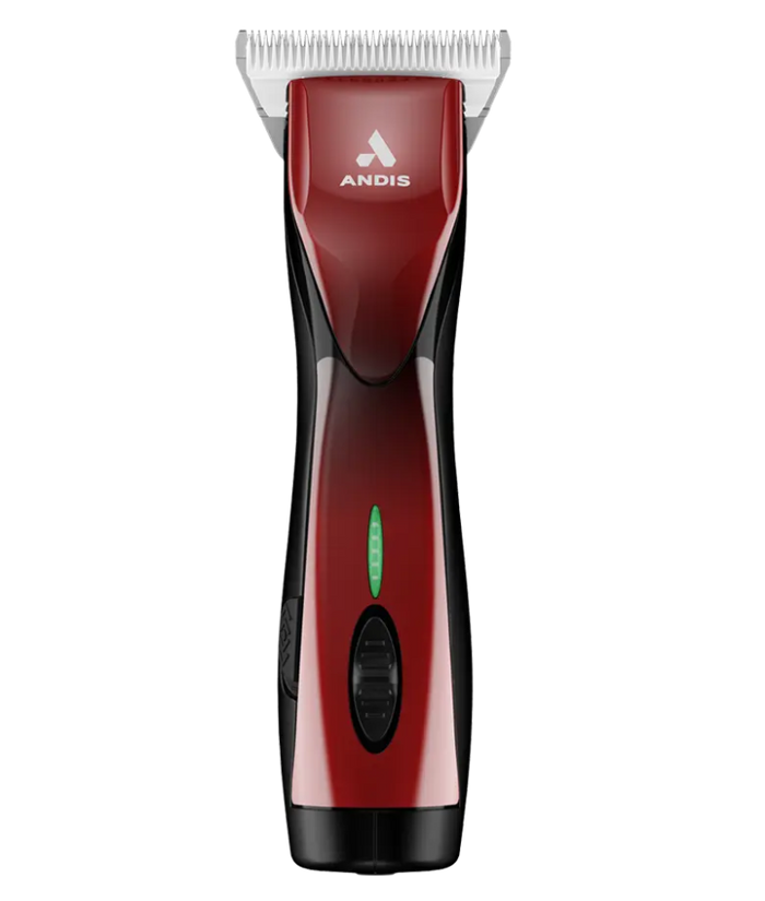 Andis Pulse ZR 2 Red with 10W Cordless Dog Clippers DBLC-2