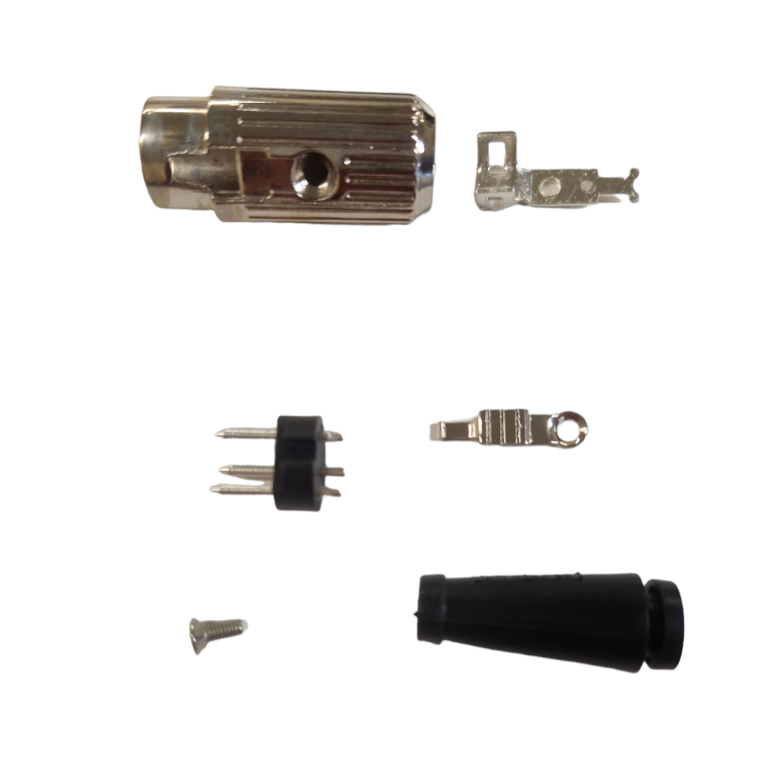 3 pin Din connector for Lister Liberty clipper includes rubber grommet