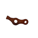Oster A5 Spare Drive Lever in brown with two holes to locate the gear and body