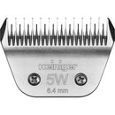 Steel Blade From Back Showing name Heiniger 5W 6.4mm