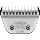 Steel Blade From Back Showing name Heiniger 7FW 3.2mm