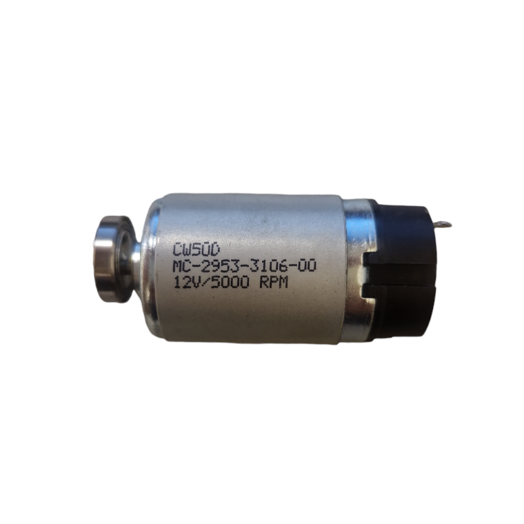 Electric Motor with Cam earing attached