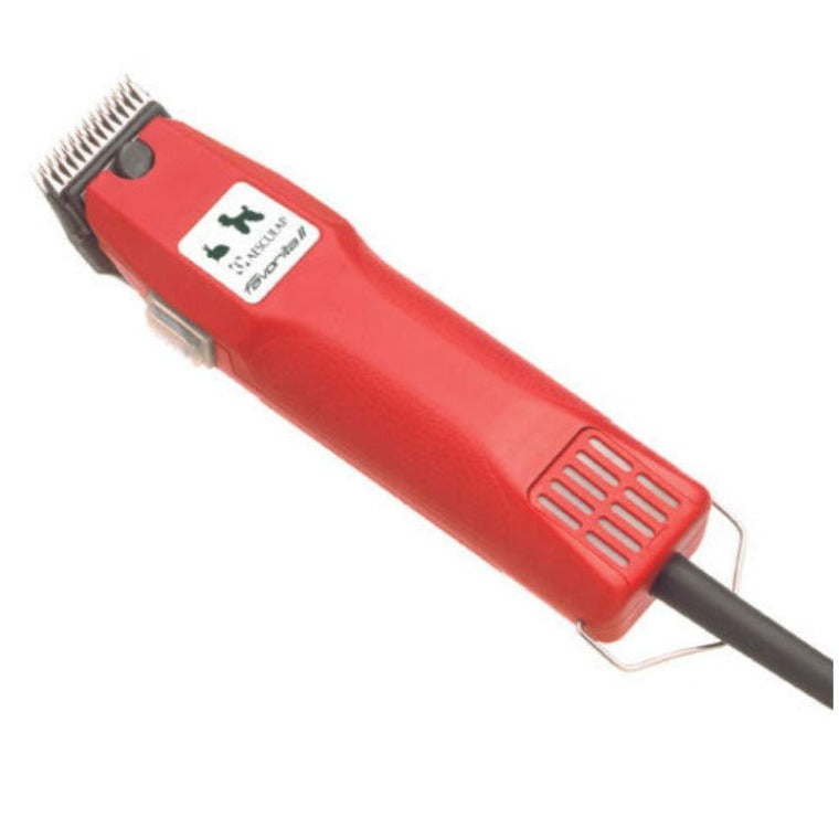 Aesculap Favourita 2 corded dog grooming clippers with red case