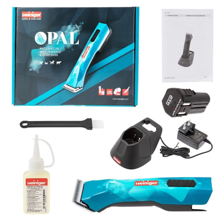 heiniger Opal clipper with charger and oil
