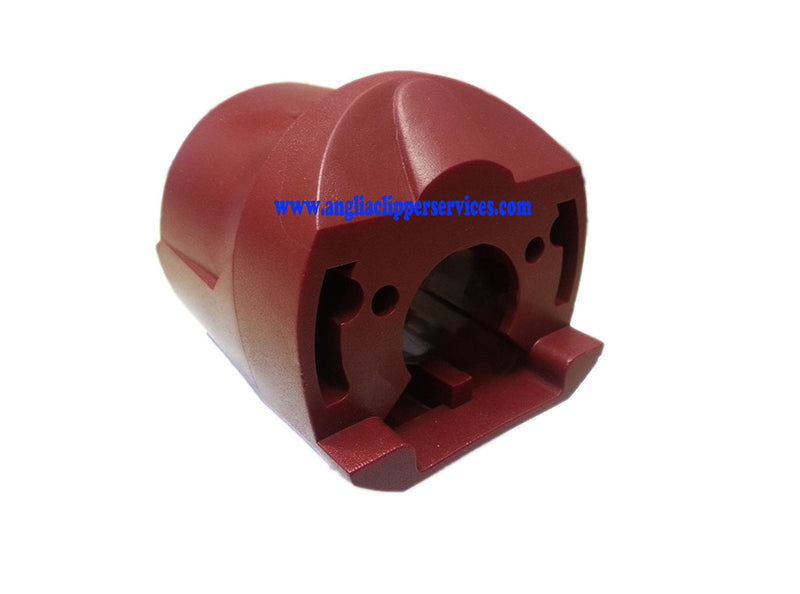 Gearbox case for Lister Laser Horse Clippers, red with locating holes for gear parts