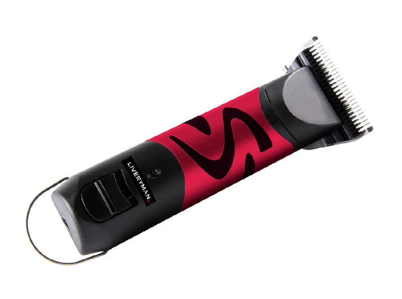 Liveryman Harmony Plus Cordless Horse Clipper and Trimmer with Black/Red body housing