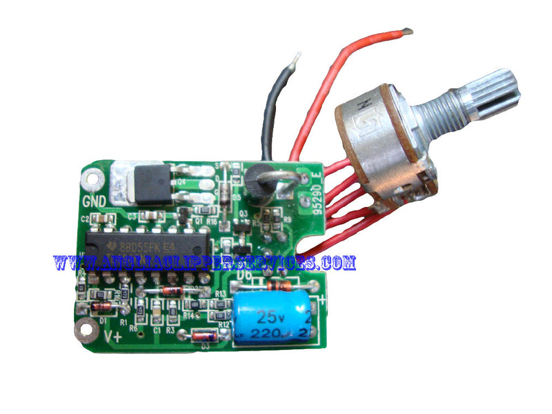 Moser Switchblade Circuitboard with variable speed switch 