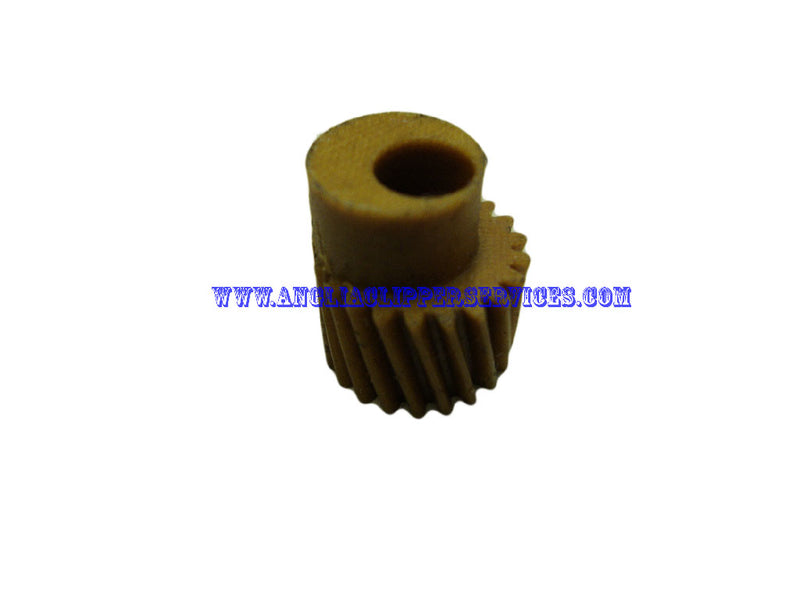 Single Speed replacement gear wheel with slanted teeth made in light brown for the Oster Golden A5 dog clipper