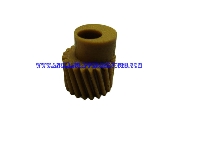 Two speed replacement gear wheel with slanted teeth made in light brown for the Oster Golden A5 dog clipper